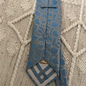 Zilli Elegant Blue Floral Tie